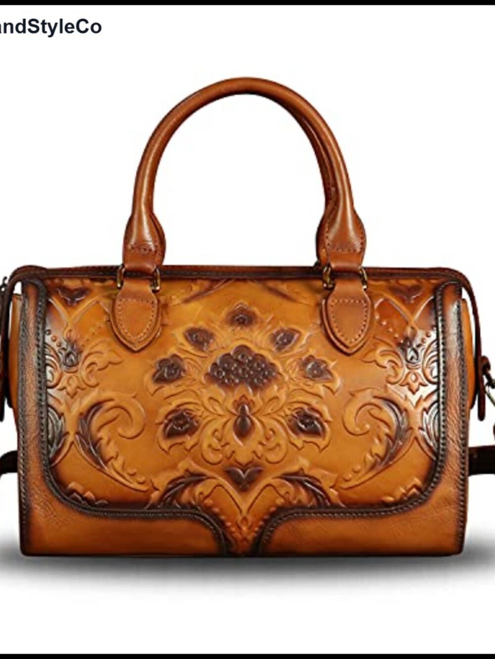 Genuine Leather Satchel Handbag Handmade Vintage Crossbody Purse